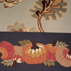 Pier 1 Gold And Orange Pumpkin Table Runner